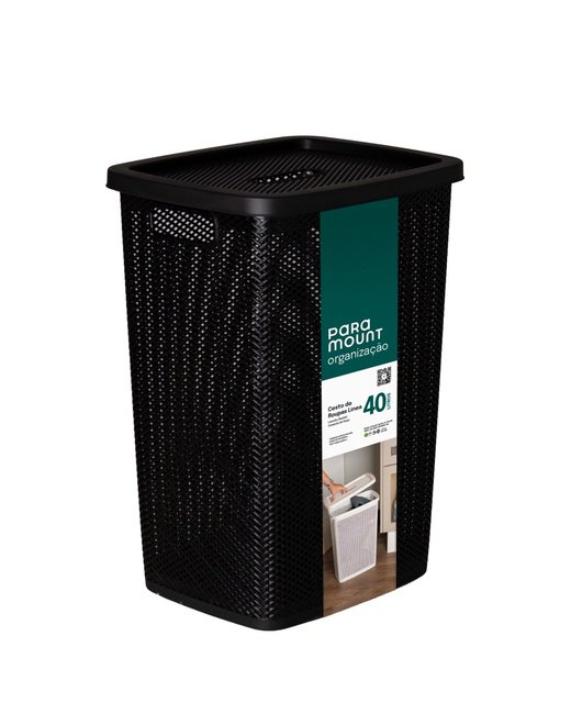 CESTO DE ROPA CON TAPA 40 L (2023)