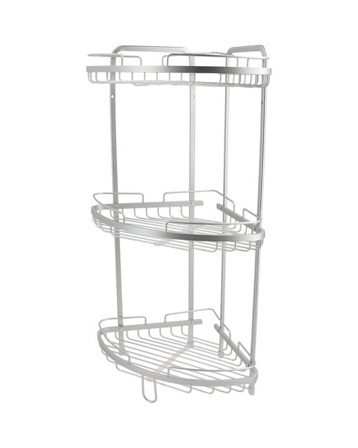 RACK ESQUINERO ALUMINIO 3 ESTANTES (210623)