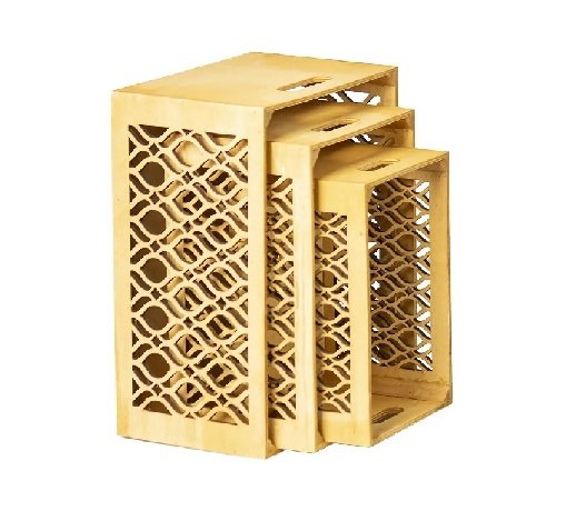 CESTOS MADERA TEKA SET POR 3 (3682)