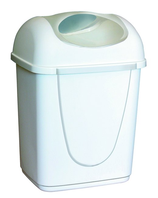 PAPELERA BLANCA 8,5L (LX0701)
